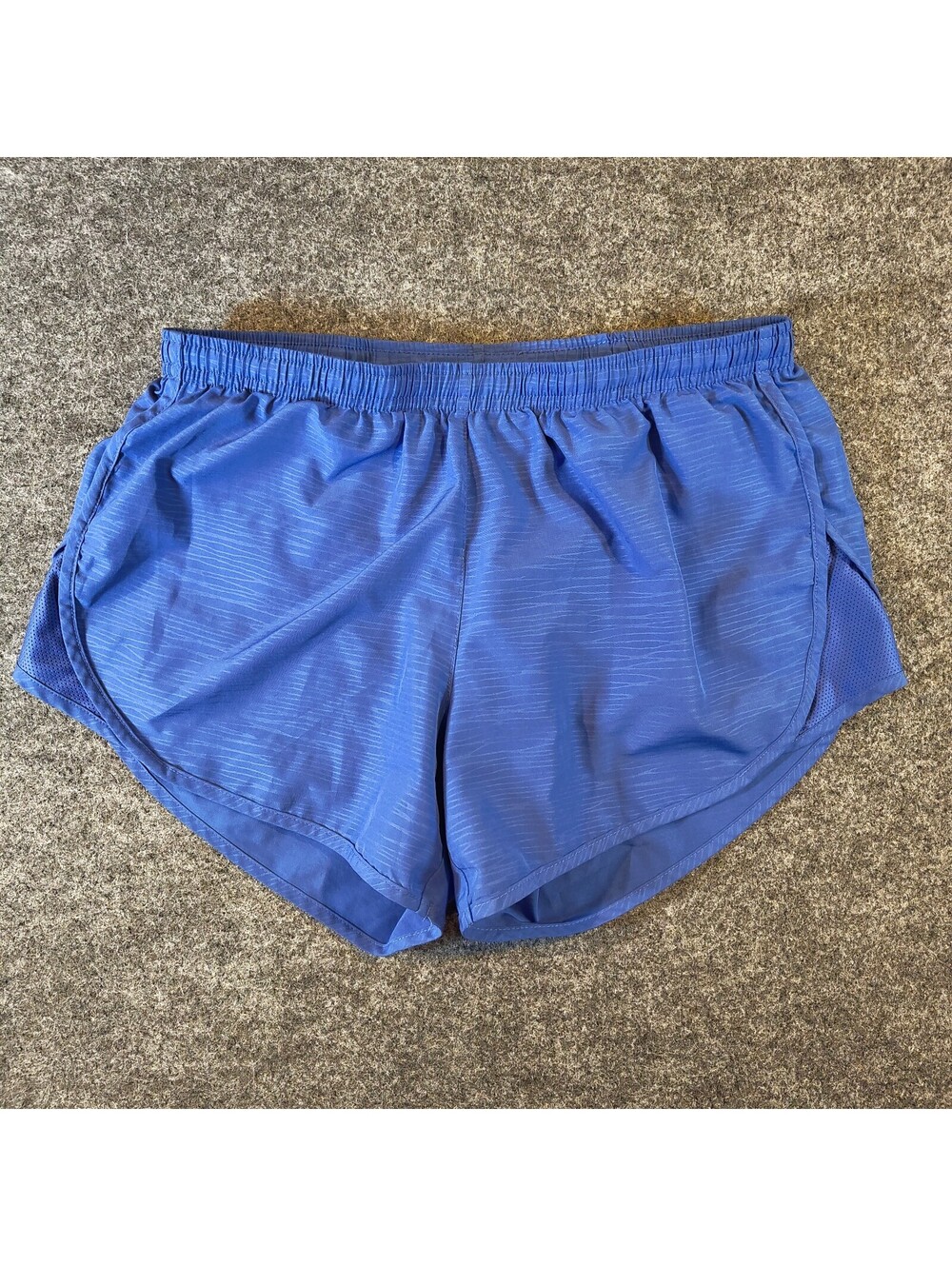 Nike Dri-Fit Blue Athletic Running Shorts Size S Zip Pocket